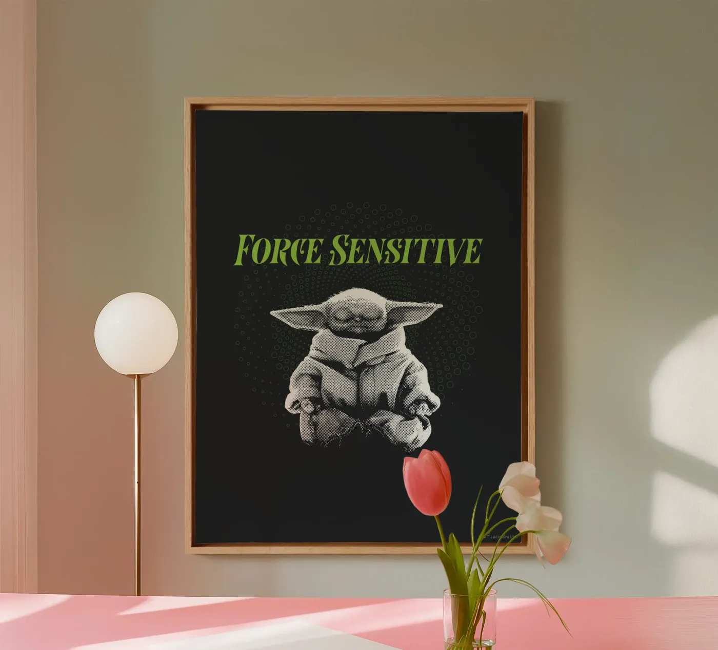 FORCE SENSITIVE canvas van Star Wars