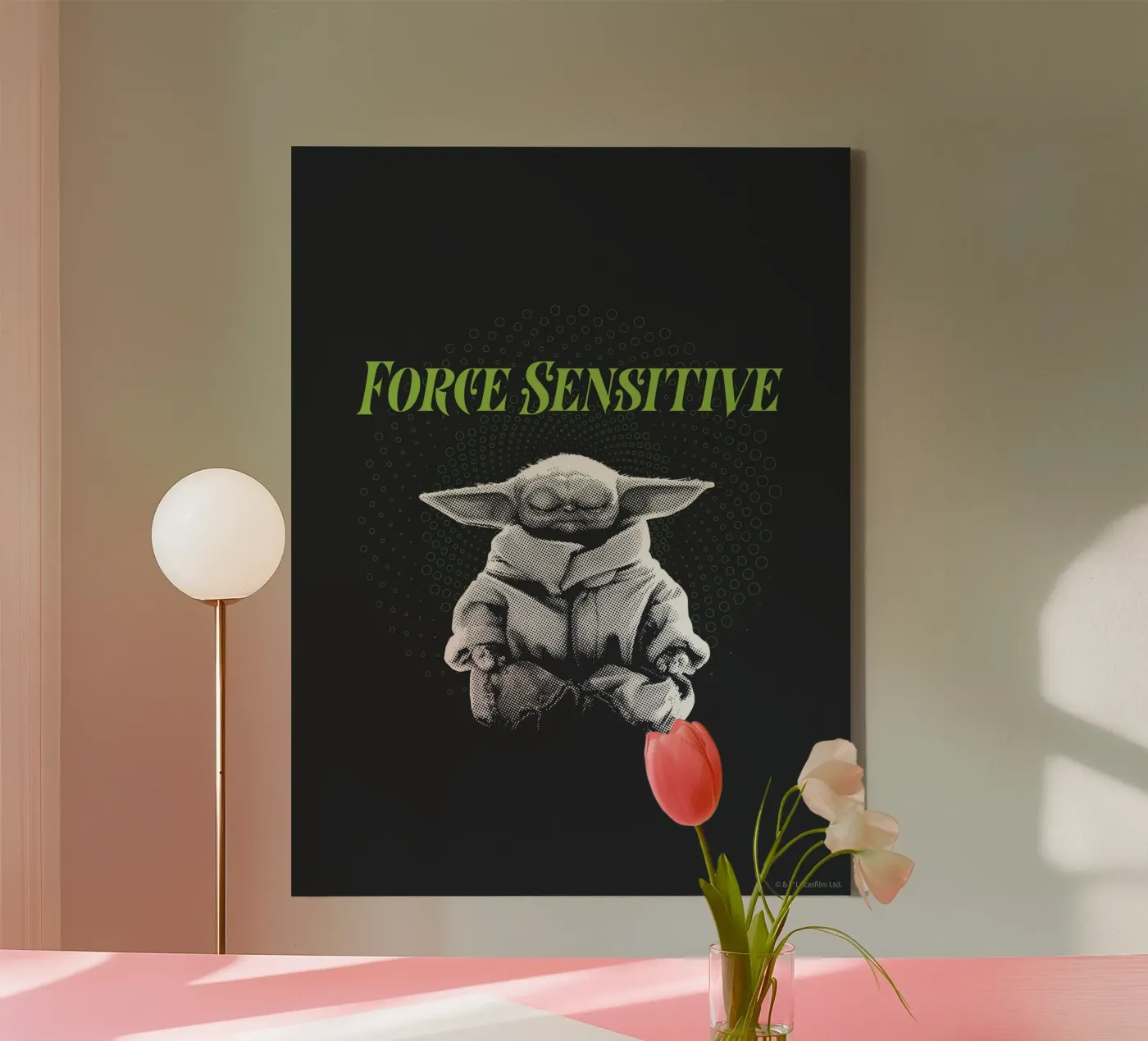 FORCE SENSITIVE canvas van Star Wars