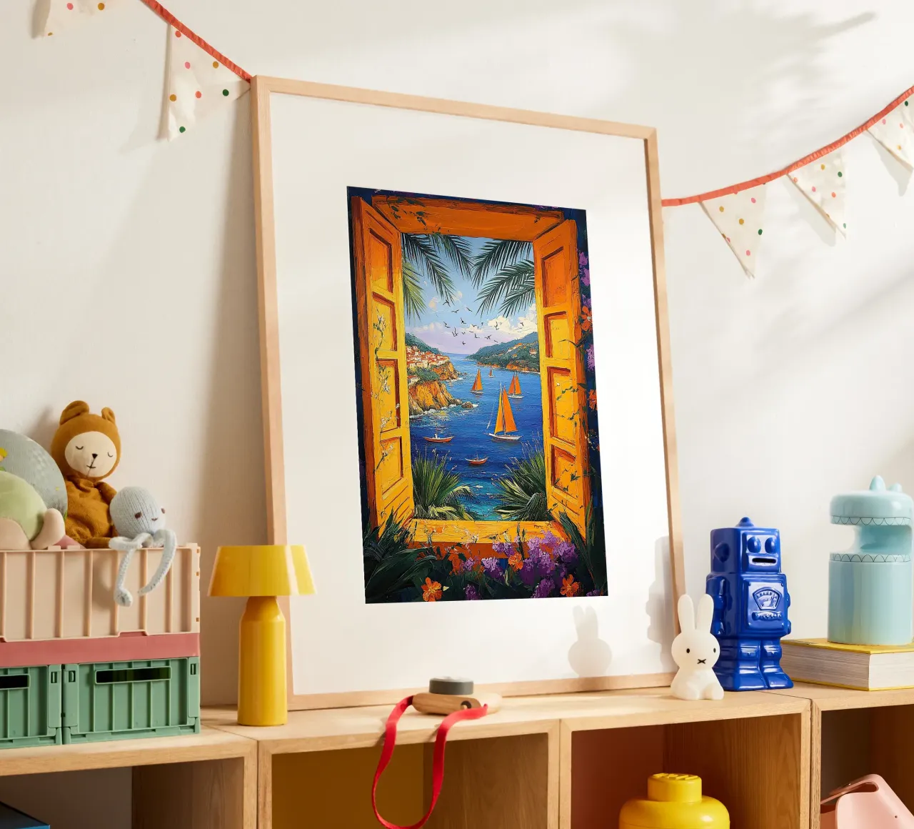 Libertà oltre la cornice poster con telaio in alluminio da Nikis Art Studio