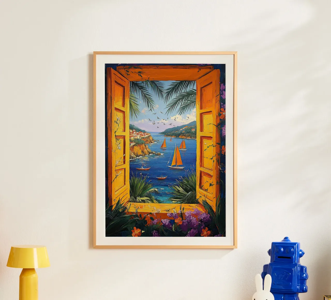 Libertà oltre la cornice poster con telaio in alluminio da Nikis Art Studio