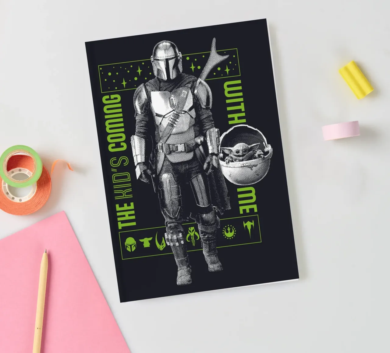THE KIDS COMING WITH ME notebook by Star Wars