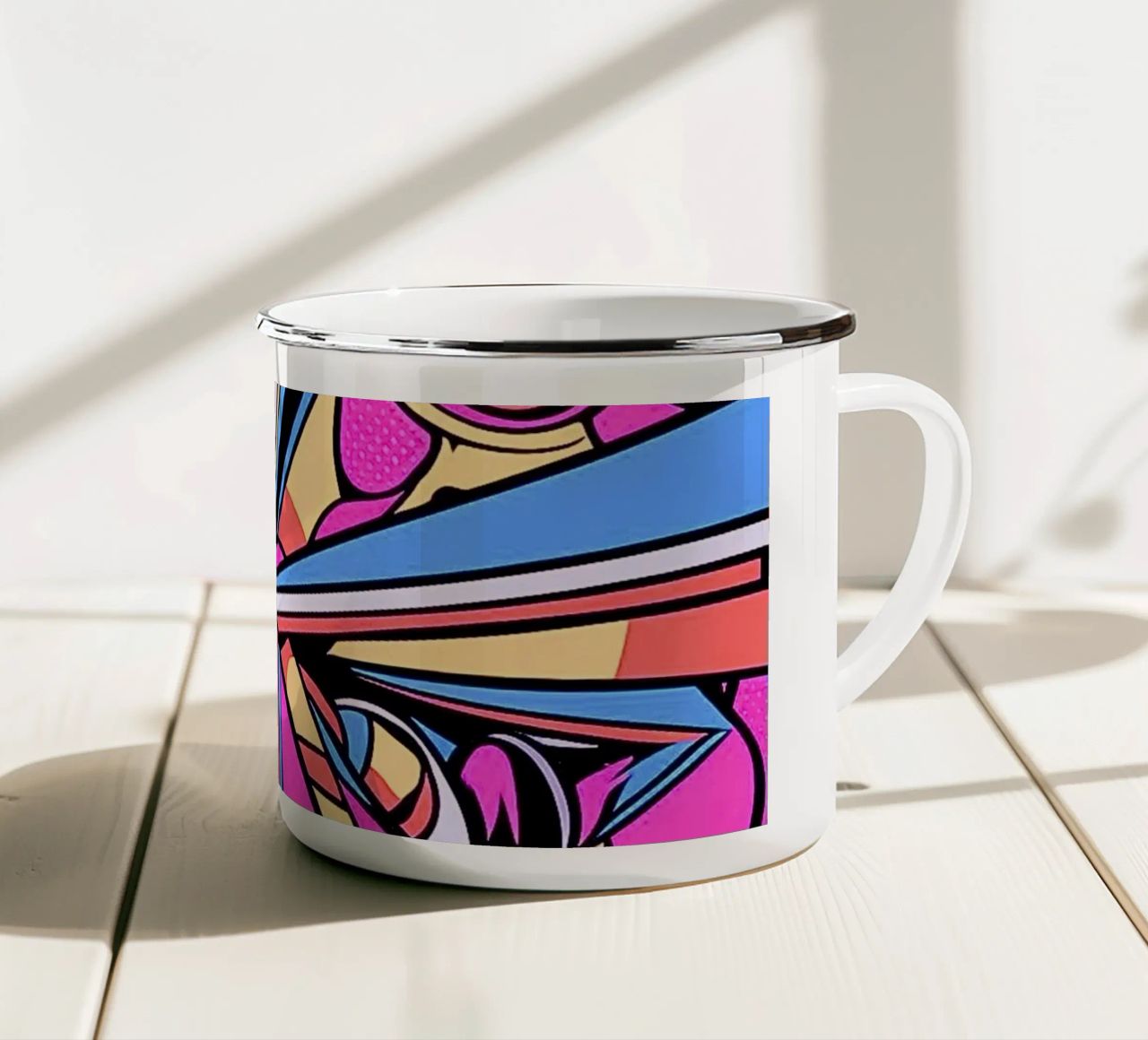 POP 3 tazza in smalto da Rezh creations