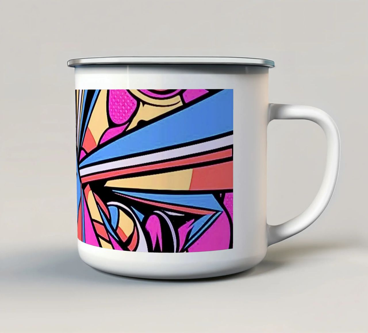 POP 3 tazza in smalto da Rezh creations