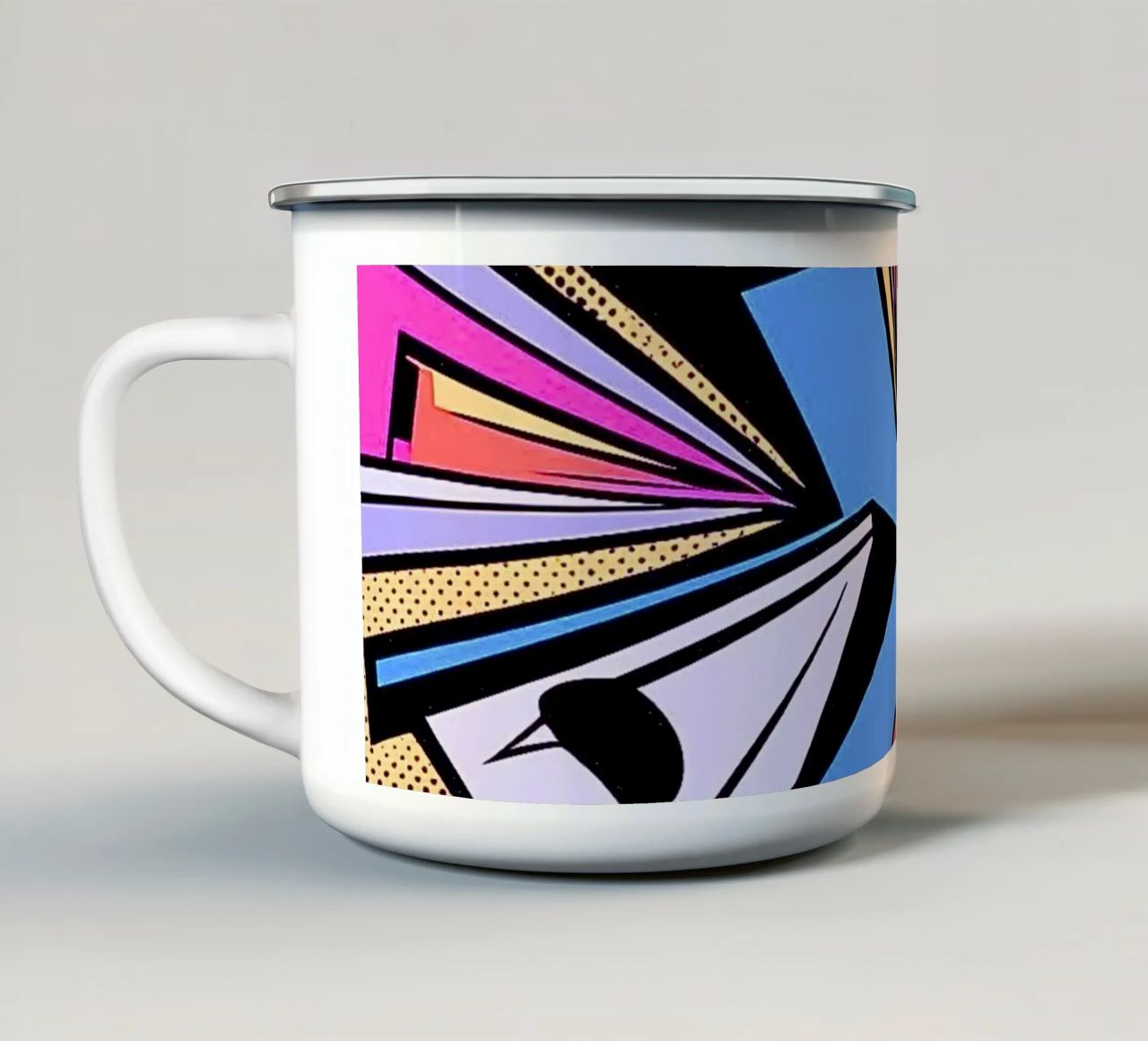 POP 3 tazza in smalto da Rezh creations