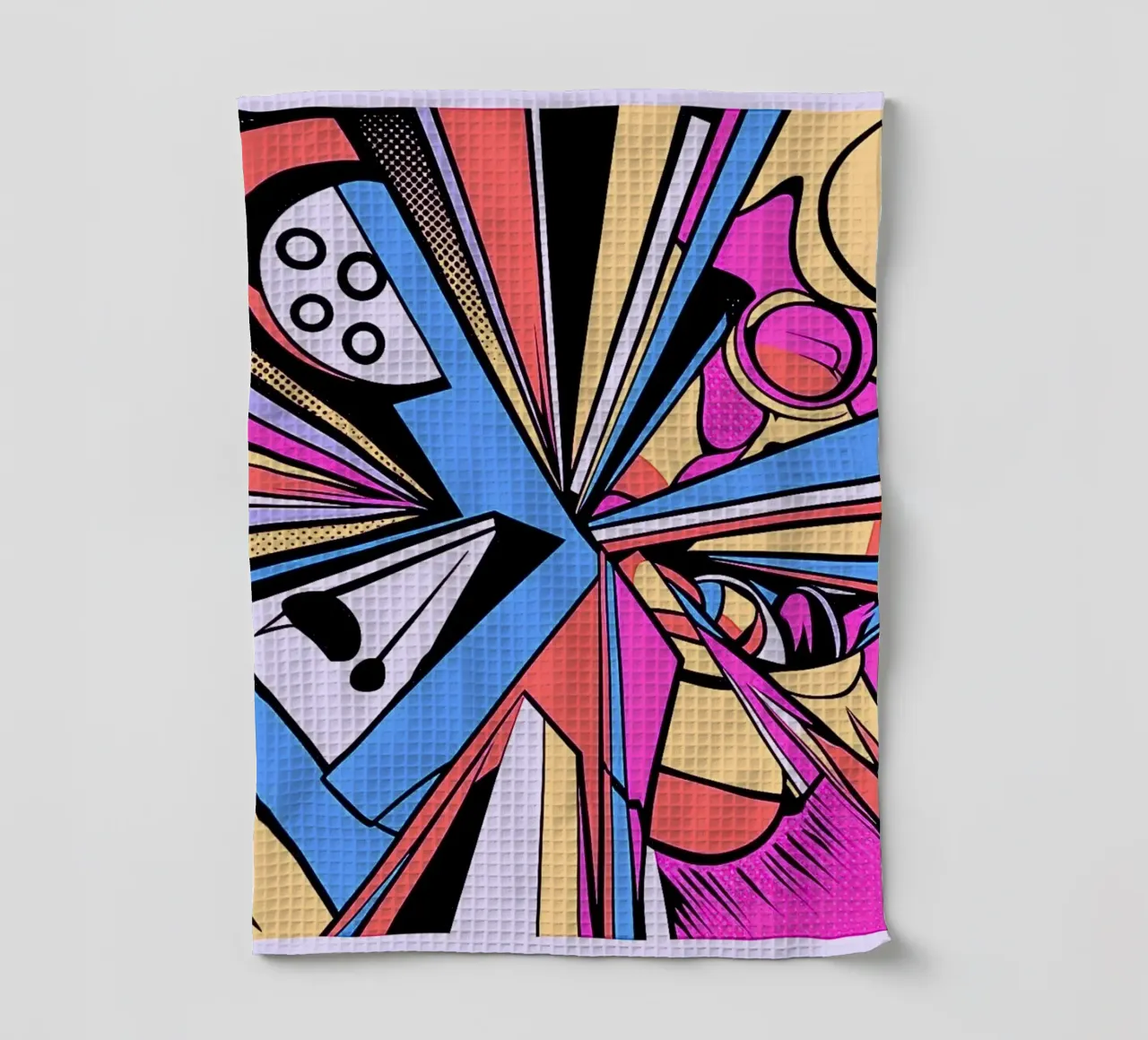 POP 3 tea towel by Rezh creations