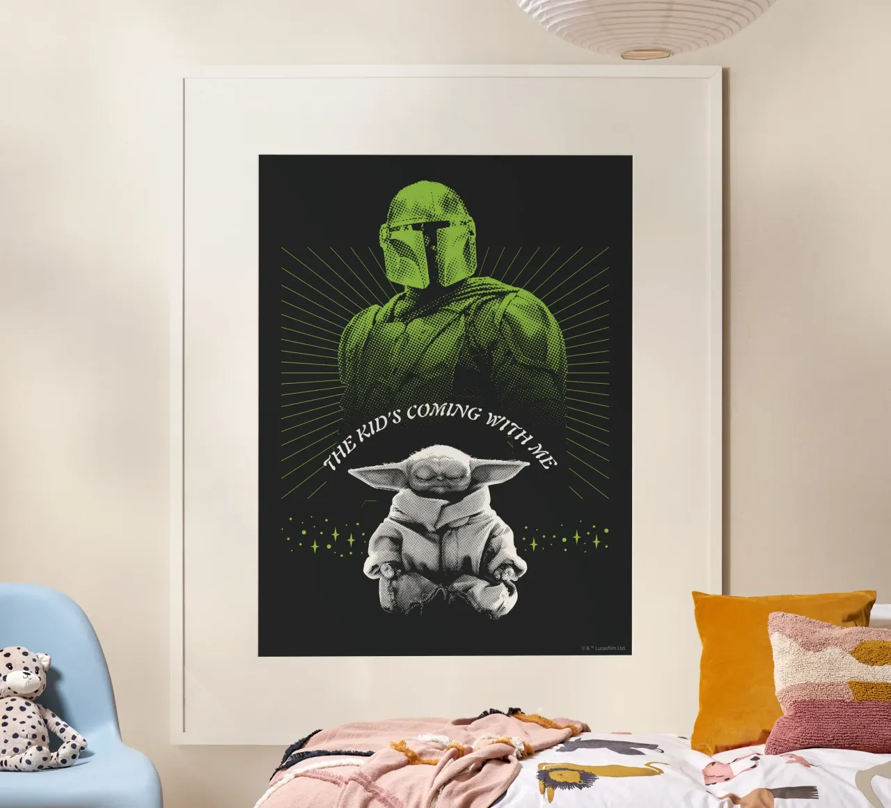 THE KIDS COMING WITH ME Poster von Star Wars