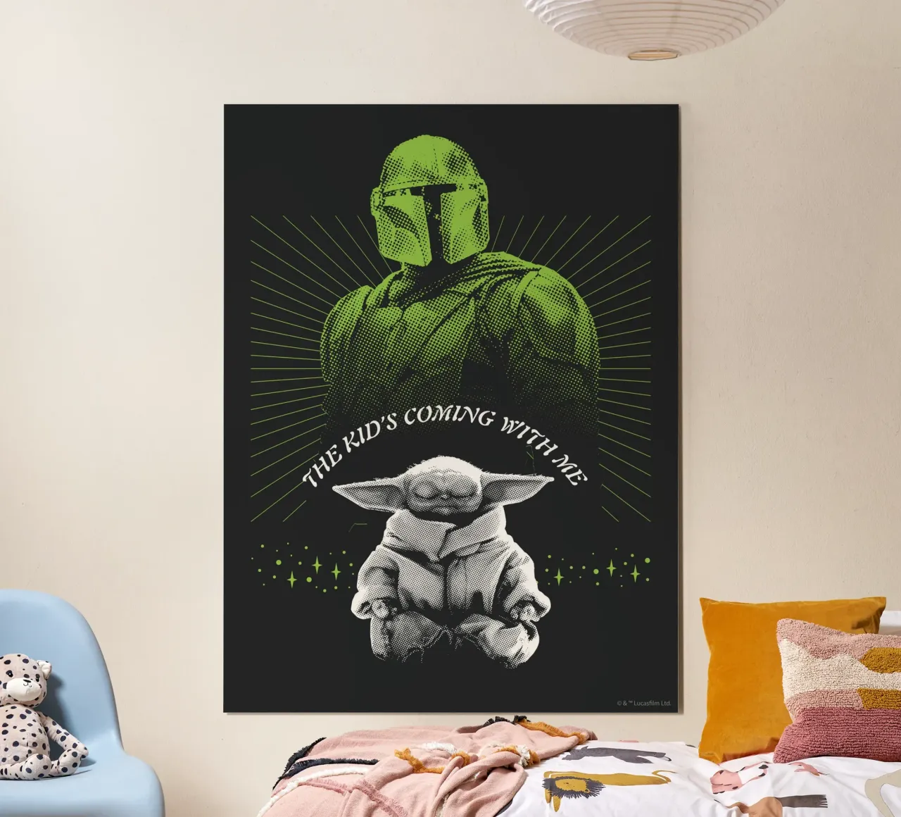 THE KIDS COMING WITH ME Poster von Star Wars