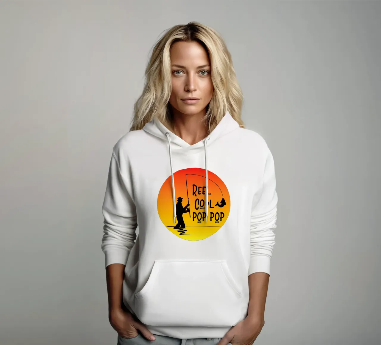 Design retrò pop pop pop cool Reel felpa con cappuccio da vickeyroads