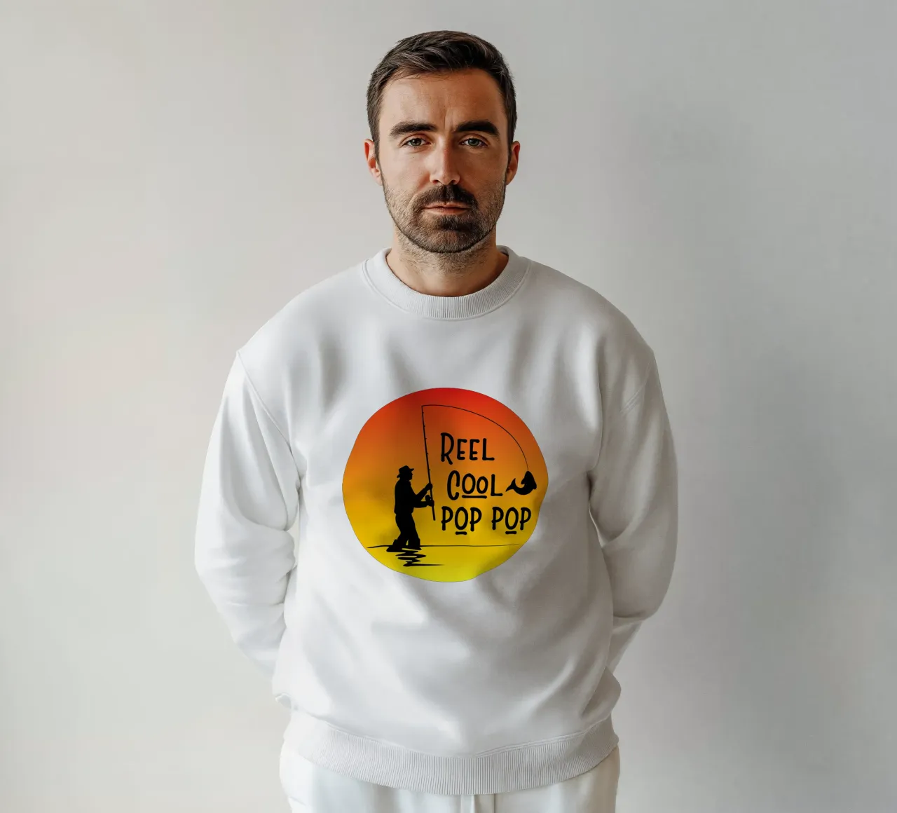 Design retrò pop pop pop cool Reel felpa da vickeyroads