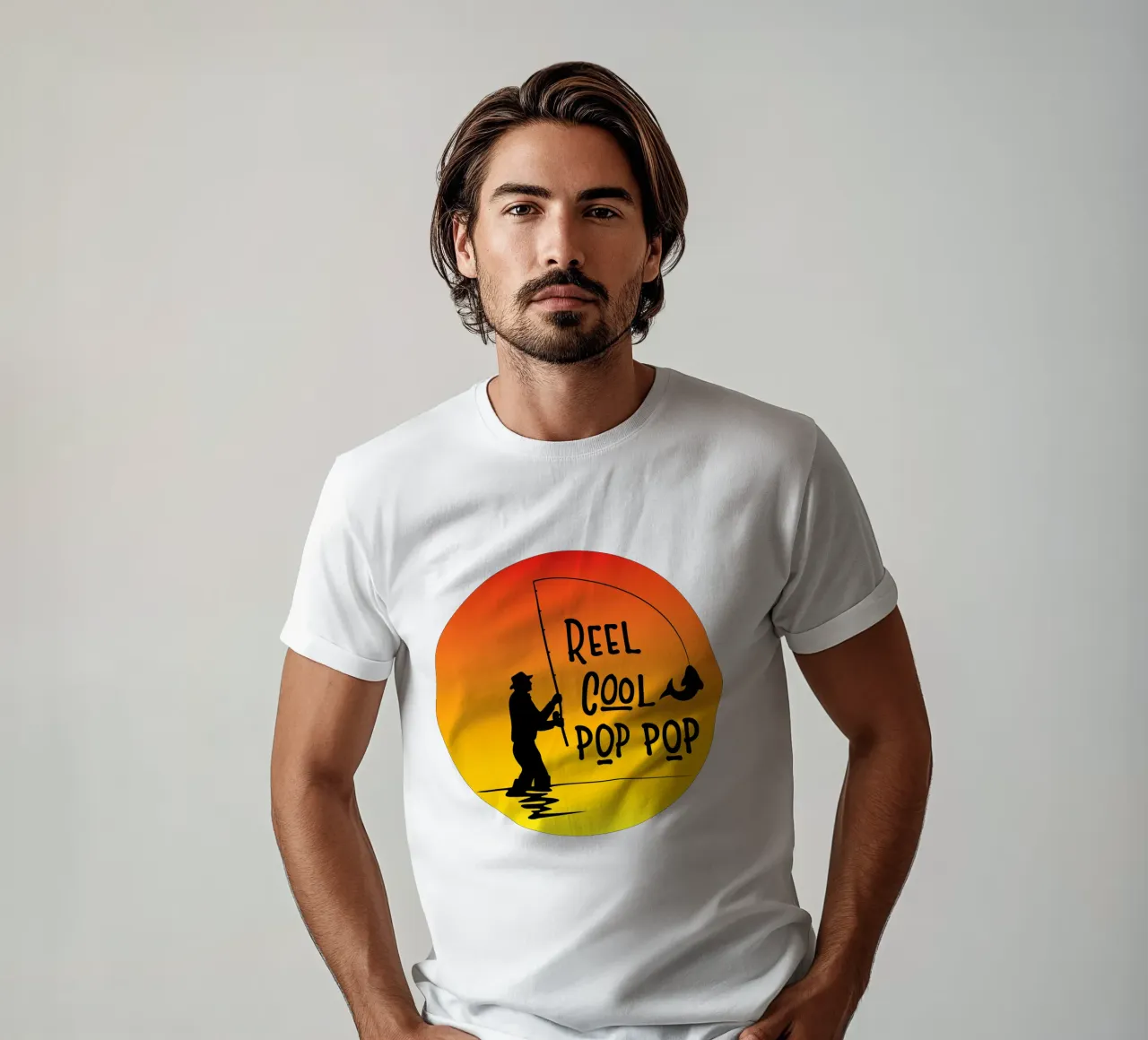 Design retrò pop pop pop cool Reel t-shirt da vickeyroads