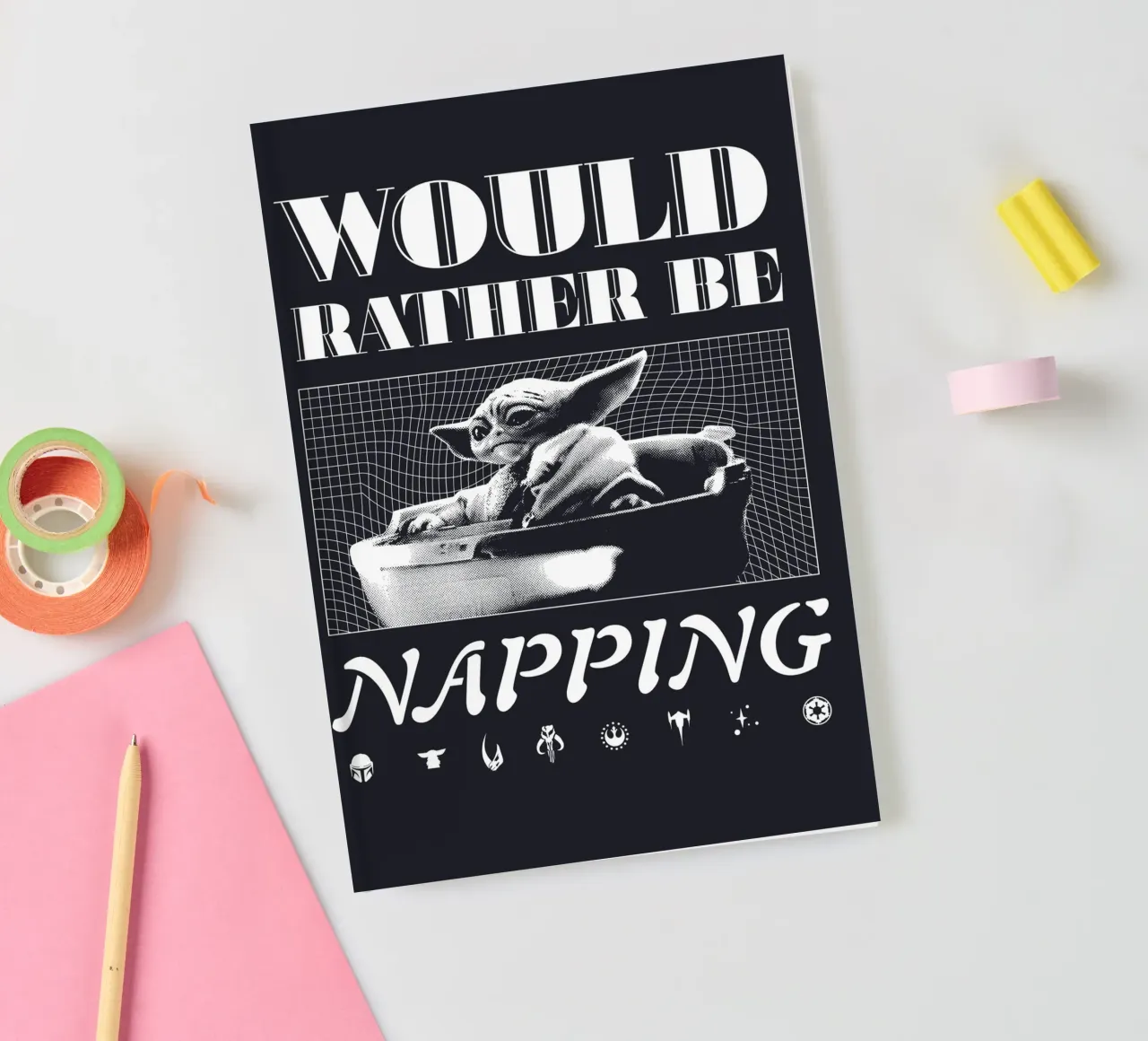 WOULD RATHER BE NAPPING notebook by Star Wars