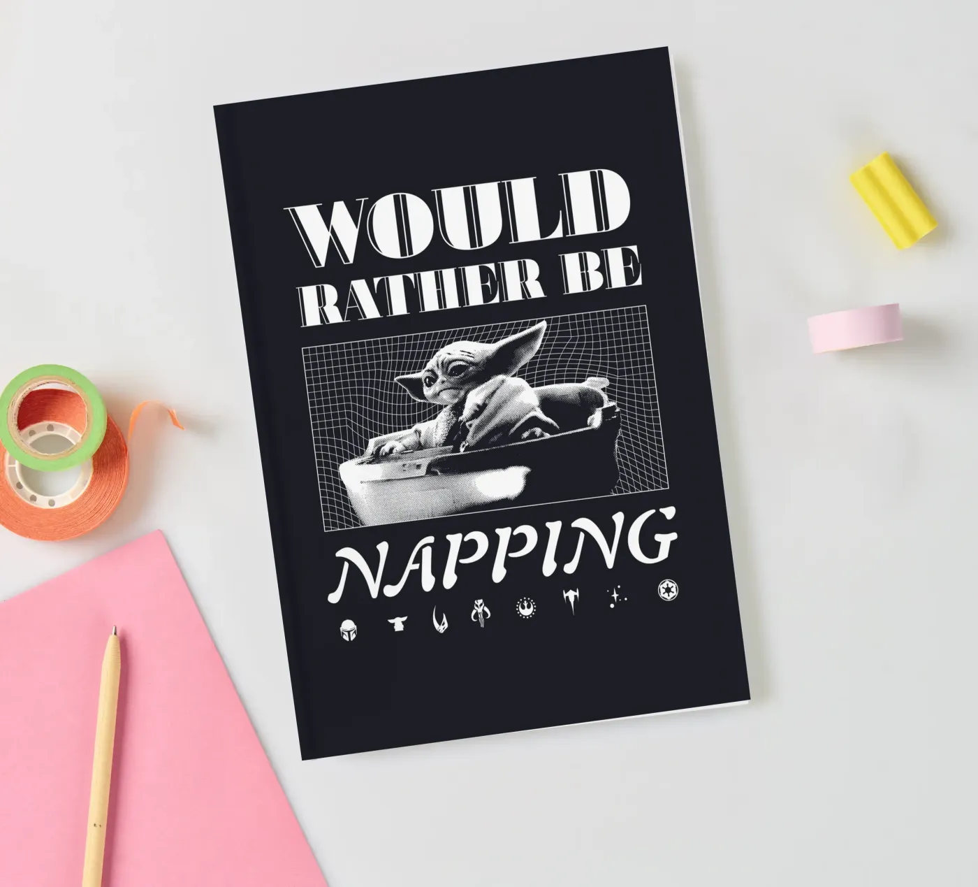 WOULD RATHER BE NAPPING notebook by Star Wars