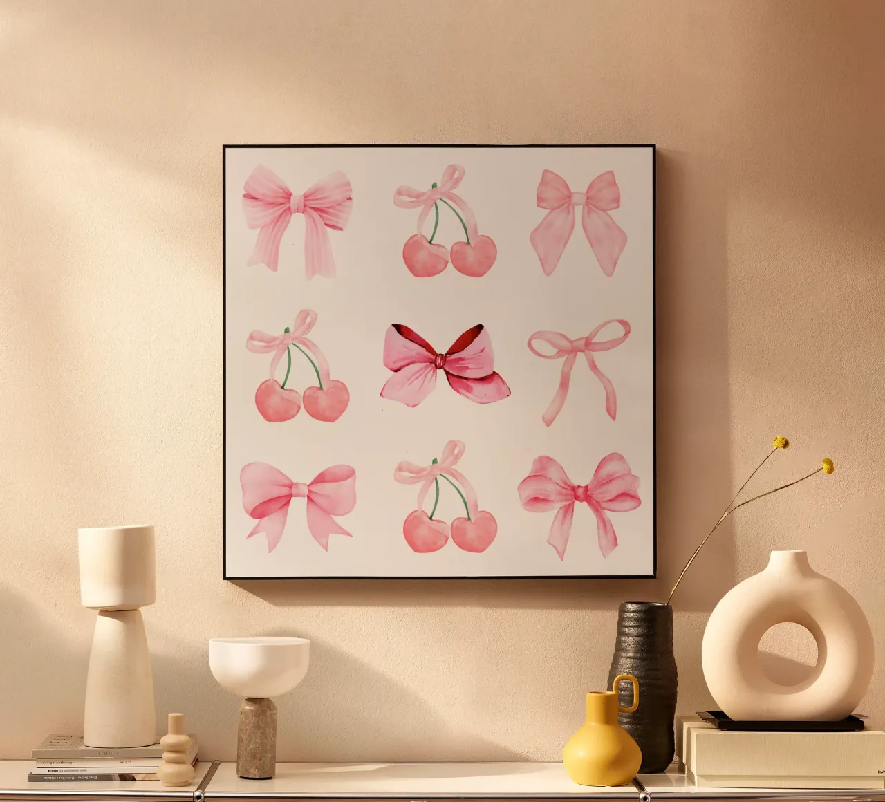 Coquette Bows and Cherries metacrilato de Little Lola