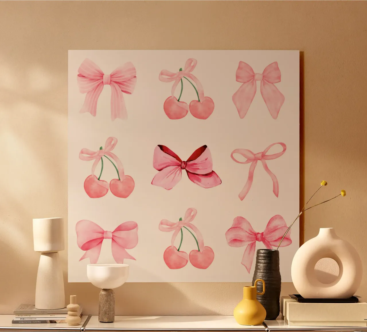 Coquette Bows and Cherries metacrilato de Little Lola