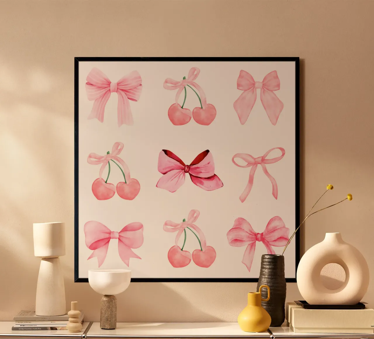Coquette Bows and Cherries hahnemühle de Little Lola