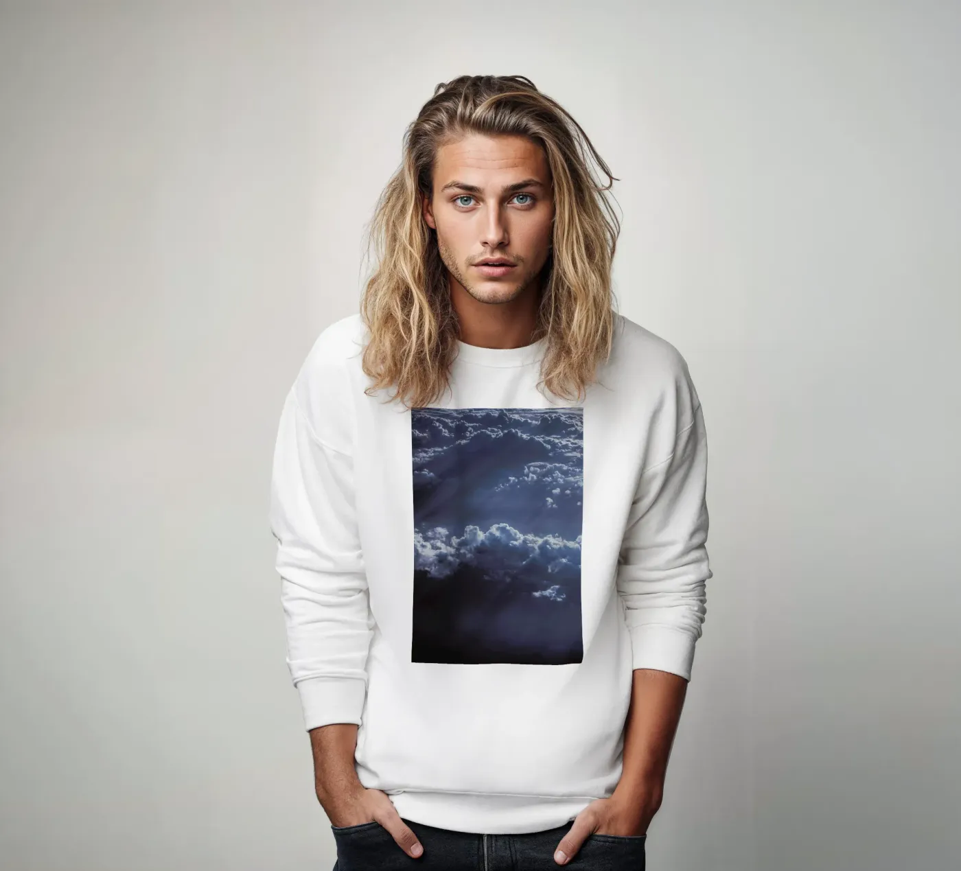 The Ray felpa da Pale Grain