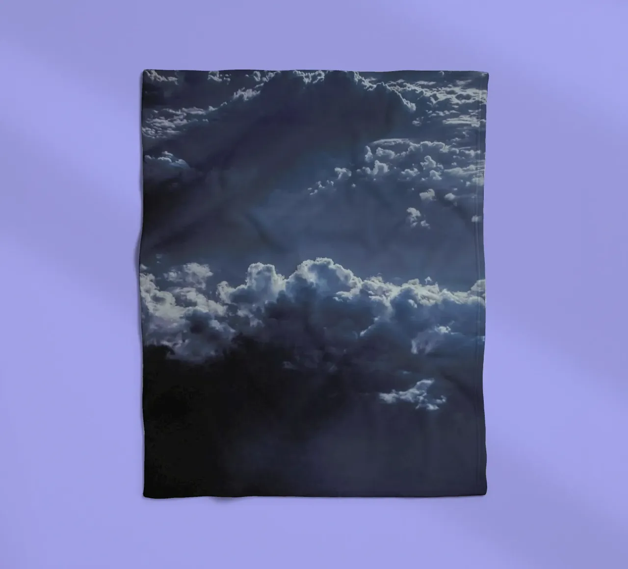 The Ray fleecedeken van Pale Grain