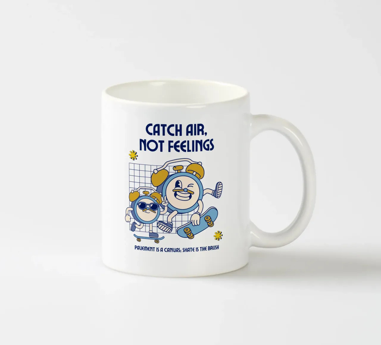 CATCH AIR NOT FEELINGS tazza in ceramica da Einfach Uebel