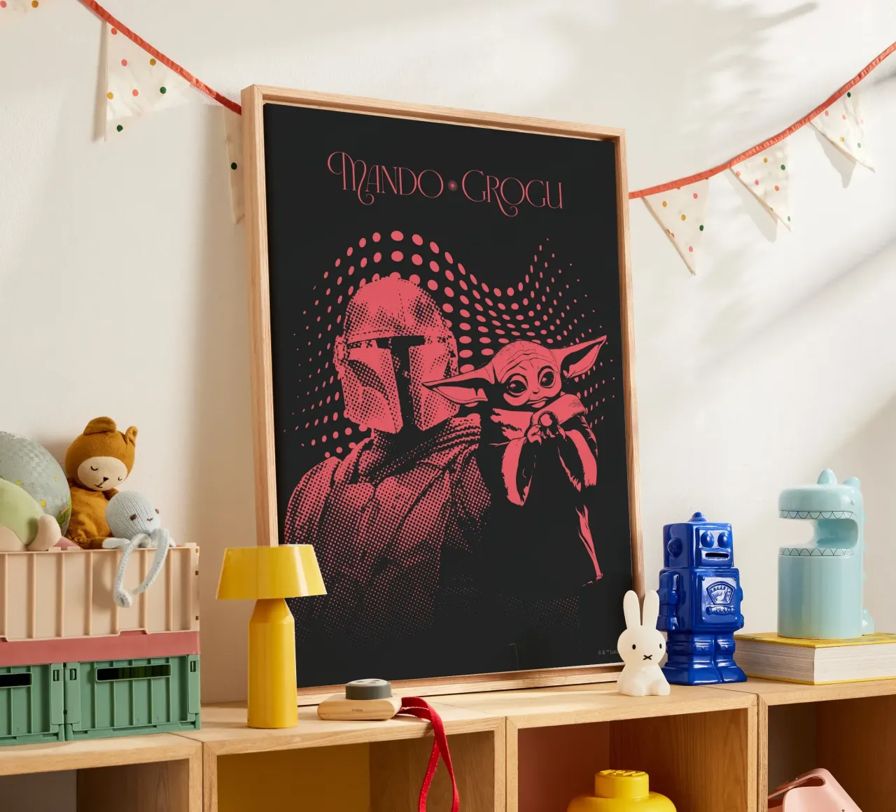 MANDO x GROGU Leinwand von Star Wars