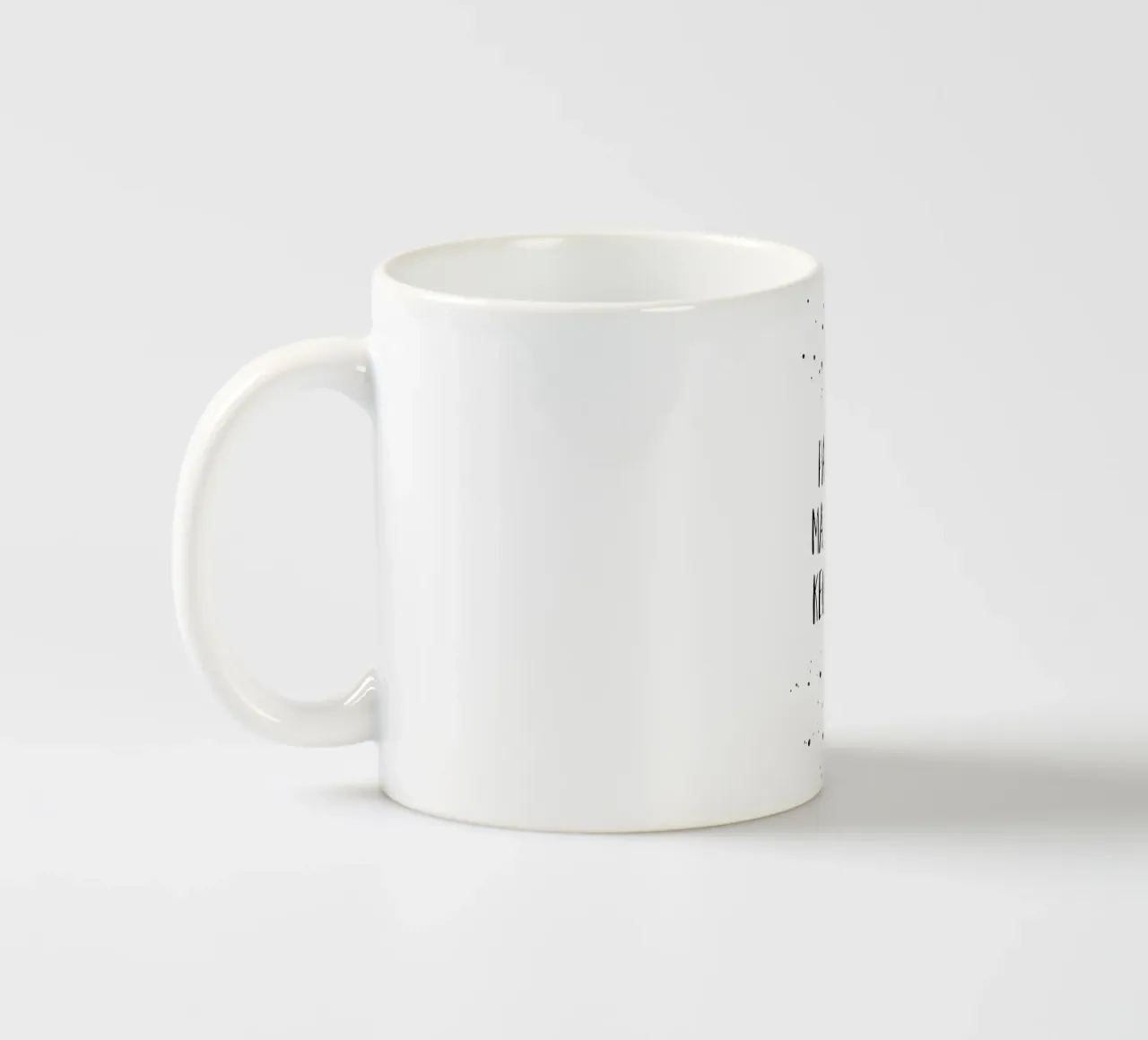 Berliner Schnauze PASS MA UFF KEULE tazza in ceramica da Melanie Viola