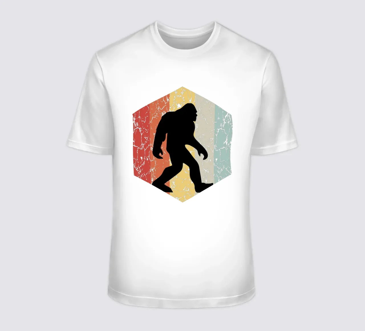 Bigfoot design retrò t-shirt da vickeyroads
