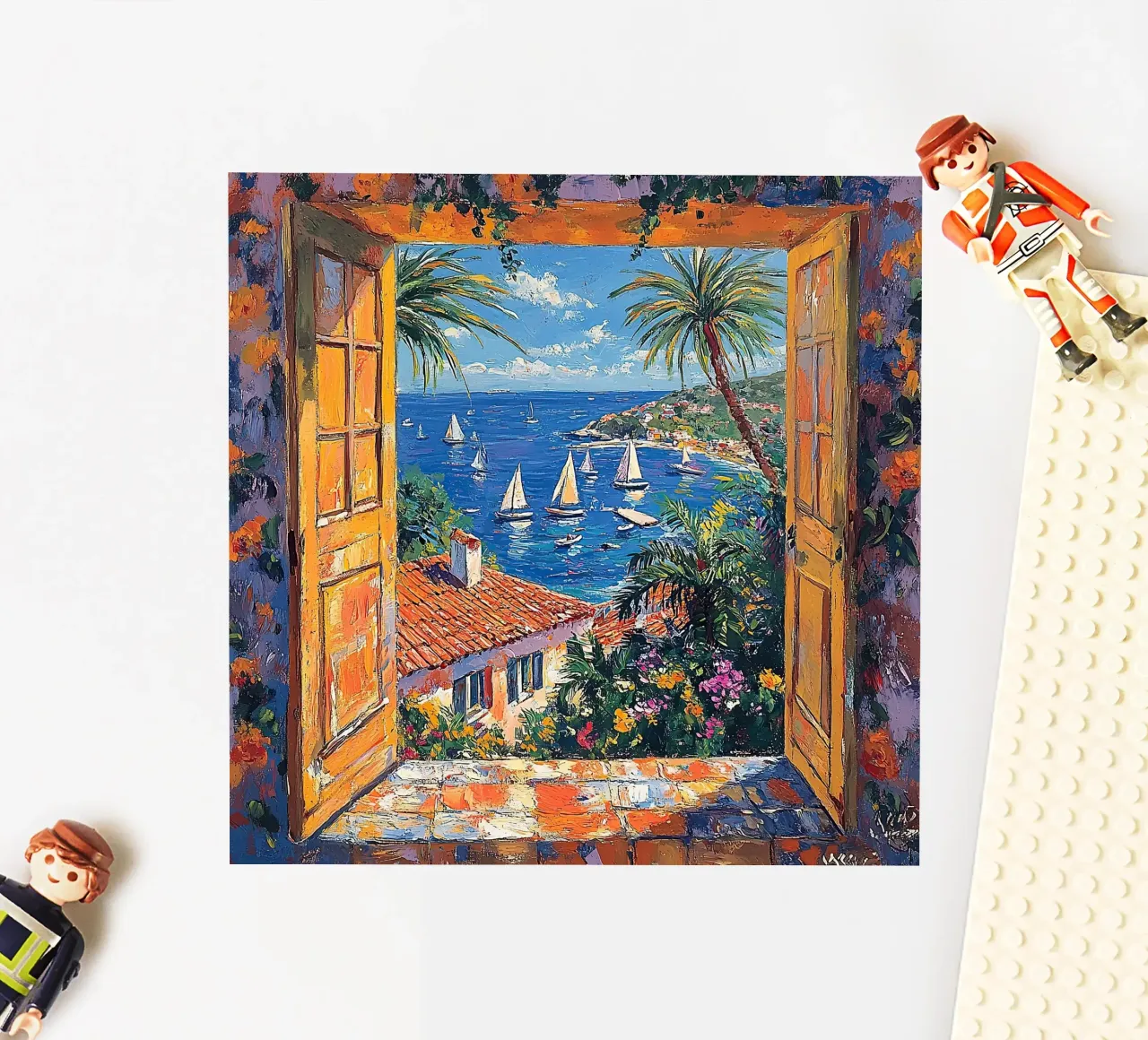 Catturare l'orizzonte adesivo da Nikis Art Studio