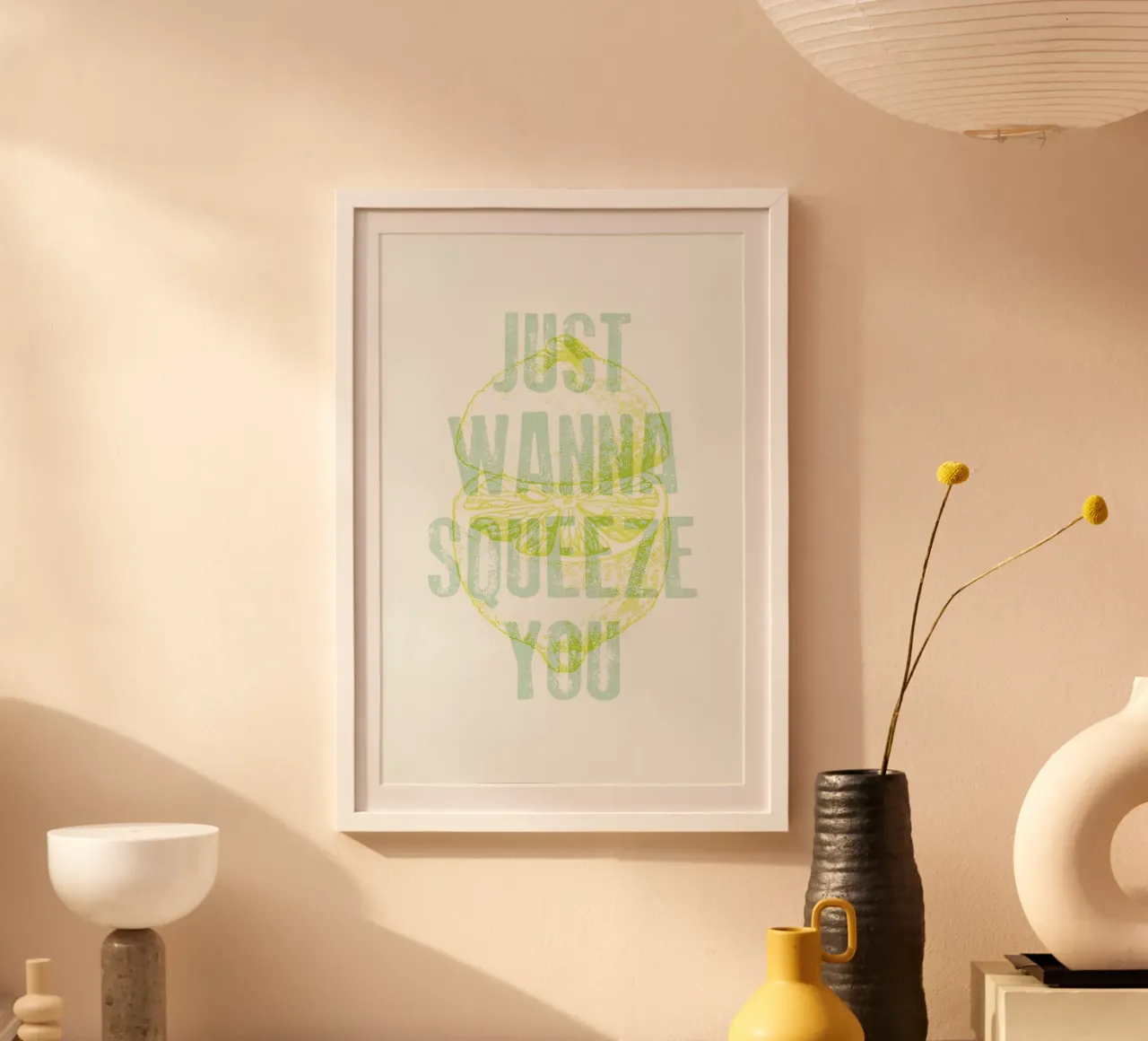 Squeeze poster con telaio in plastica da typealive