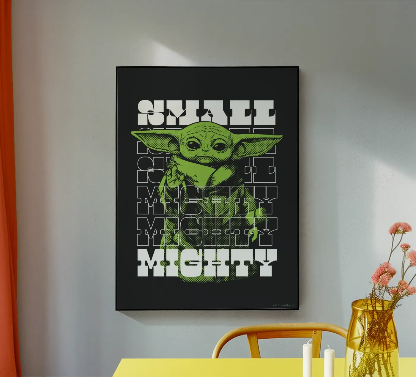 SMALL MIGHTY plexiglas de Star Wars