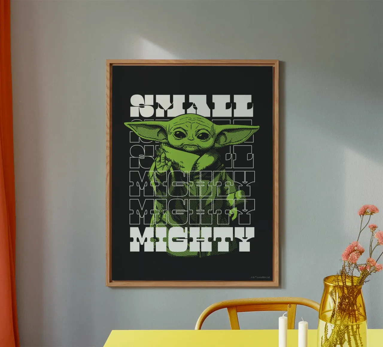 SMALL MIGHTY alluminio dibond da Star Wars