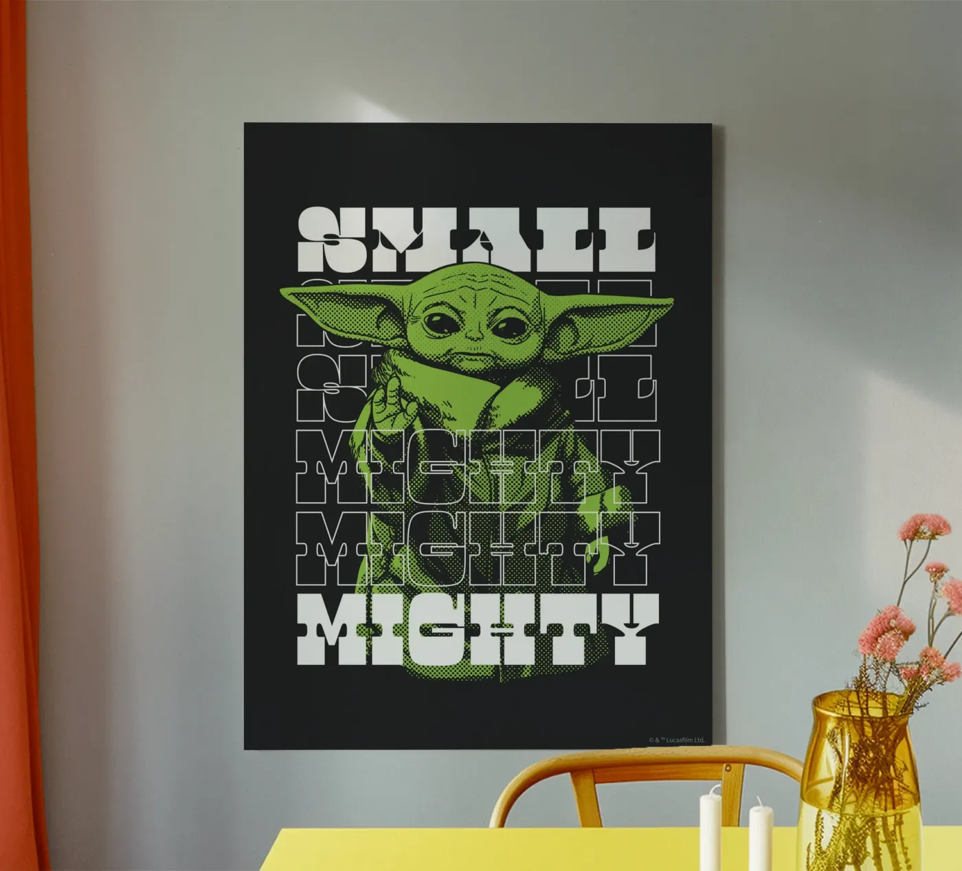 SMALL MIGHTY canvas by Star Wars