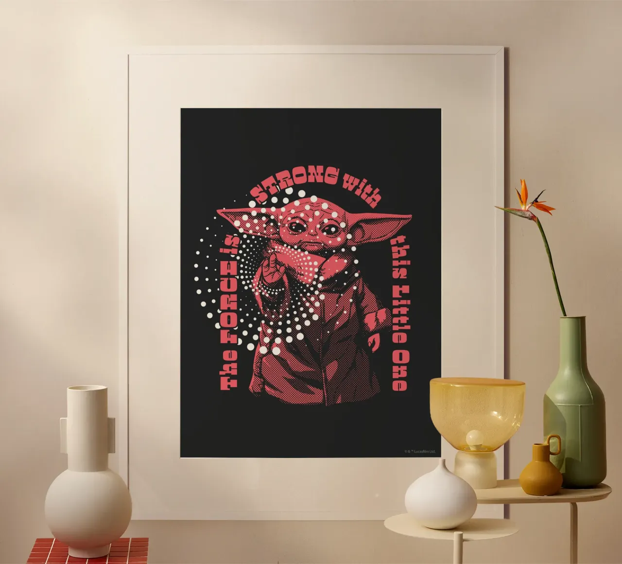 THE FORCE IS STRONG Poster von Star Wars