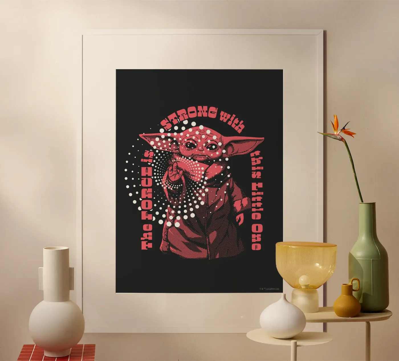 THE FORCE IS STRONG poster da Star Wars