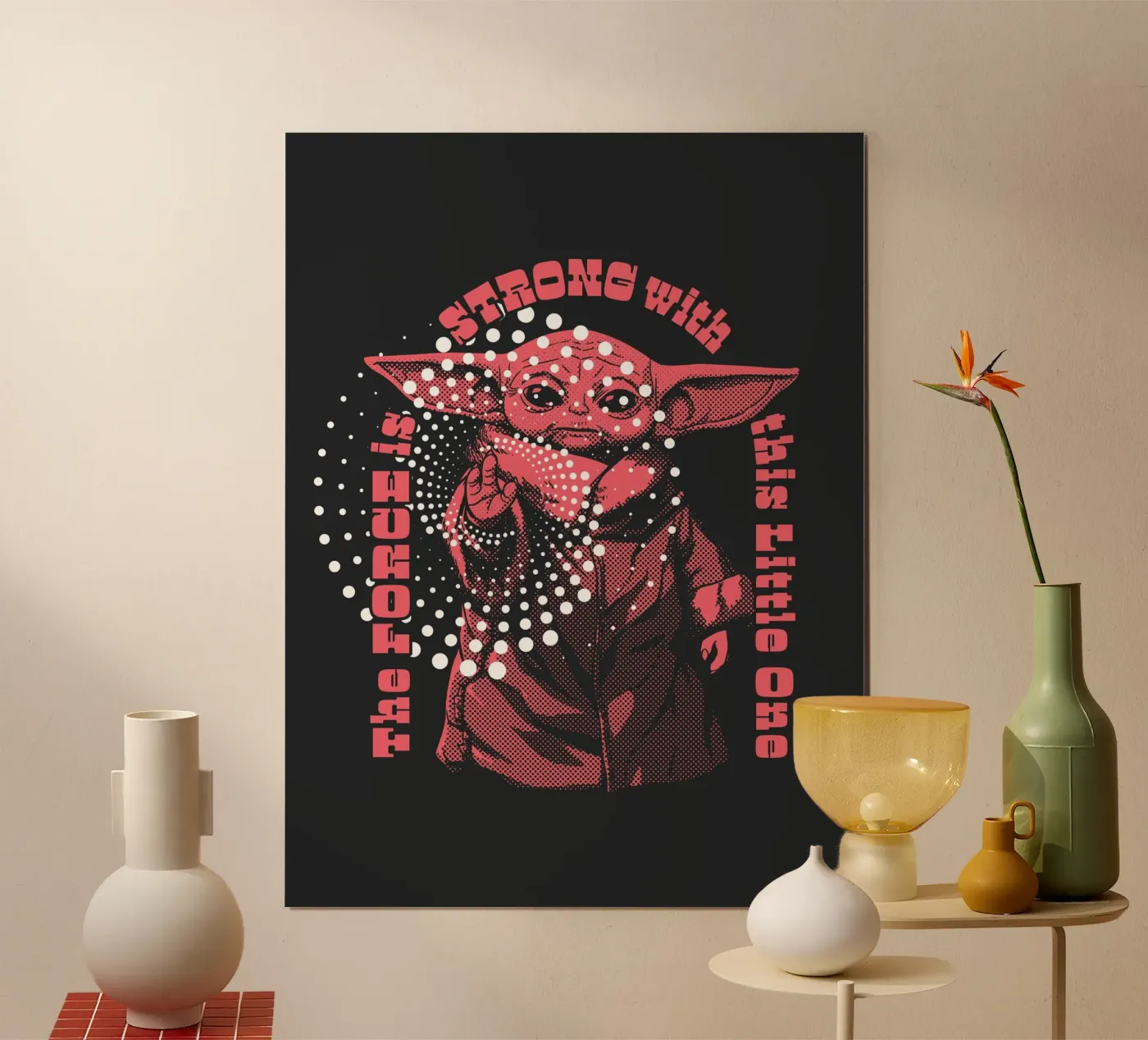 THE FORCE IS STRONG poster da Star Wars