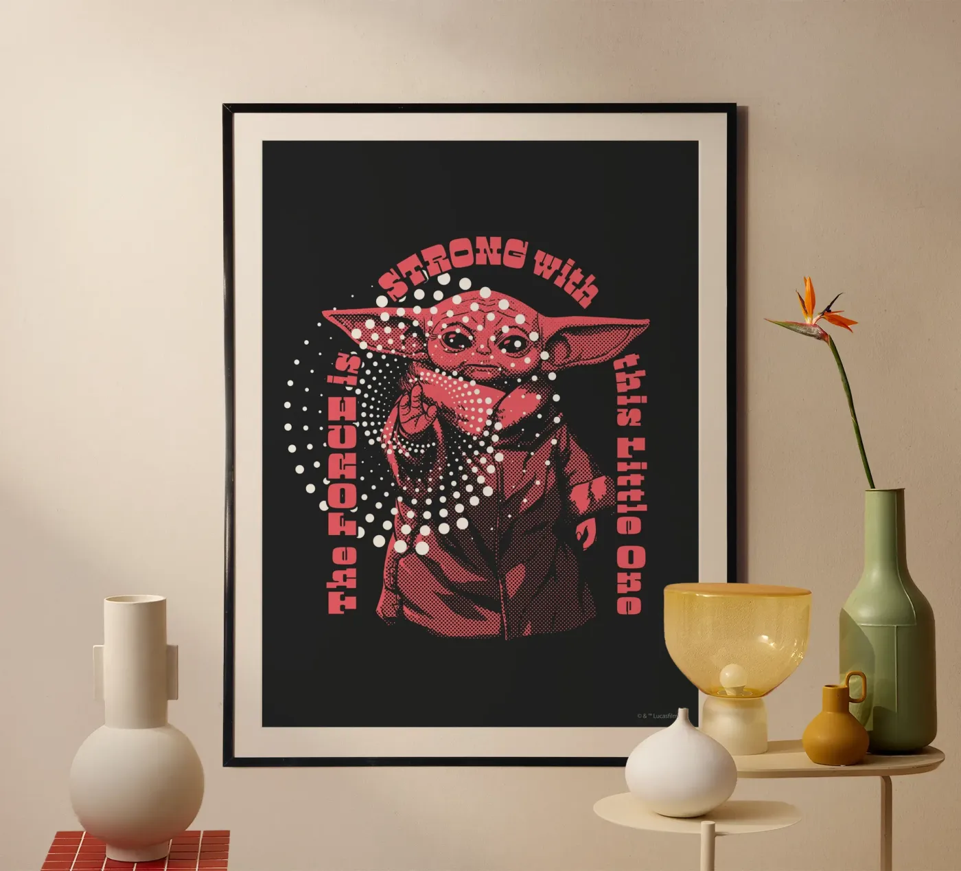 THE FORCE IS STRONG poster da Star Wars