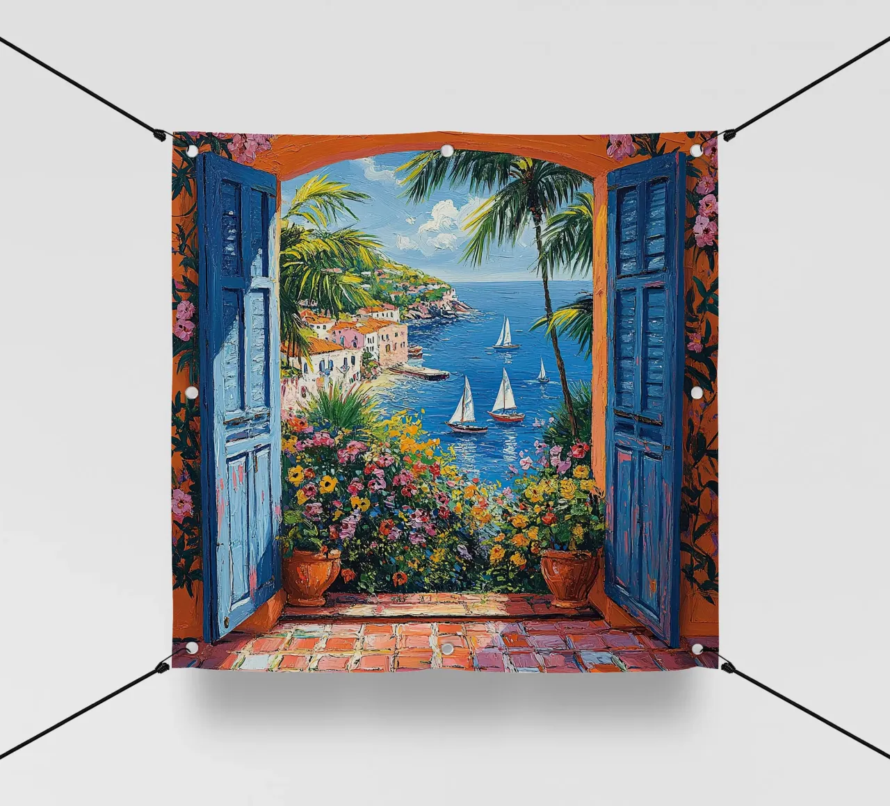 Strati di luce telo in pvc da Nikis Art Studio