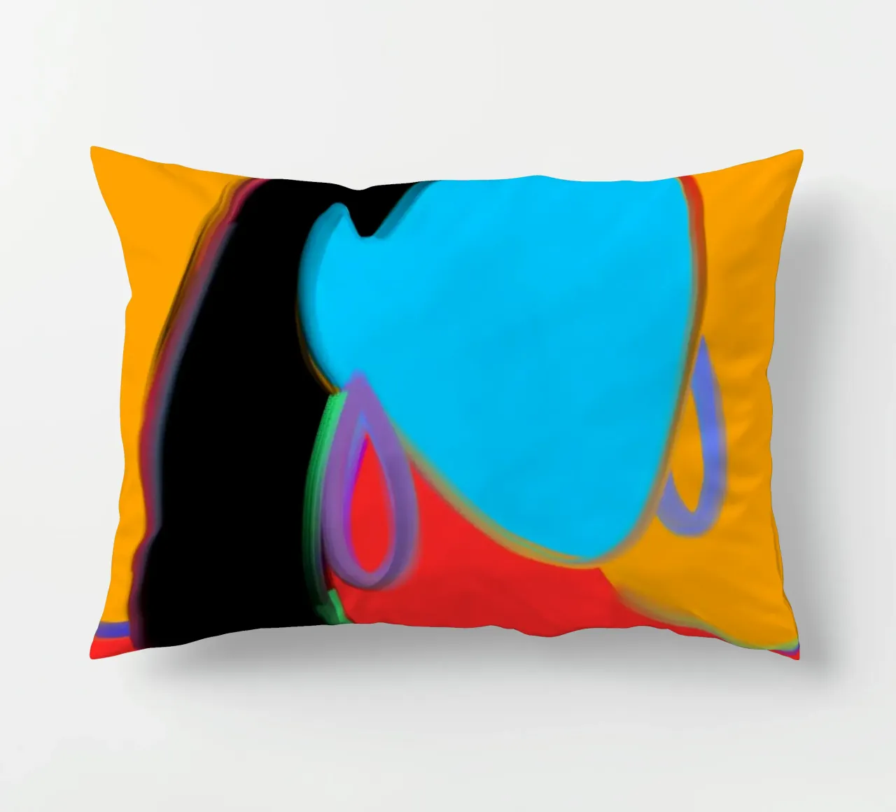 Wistful Glow decorative cushion by Mike Leymi