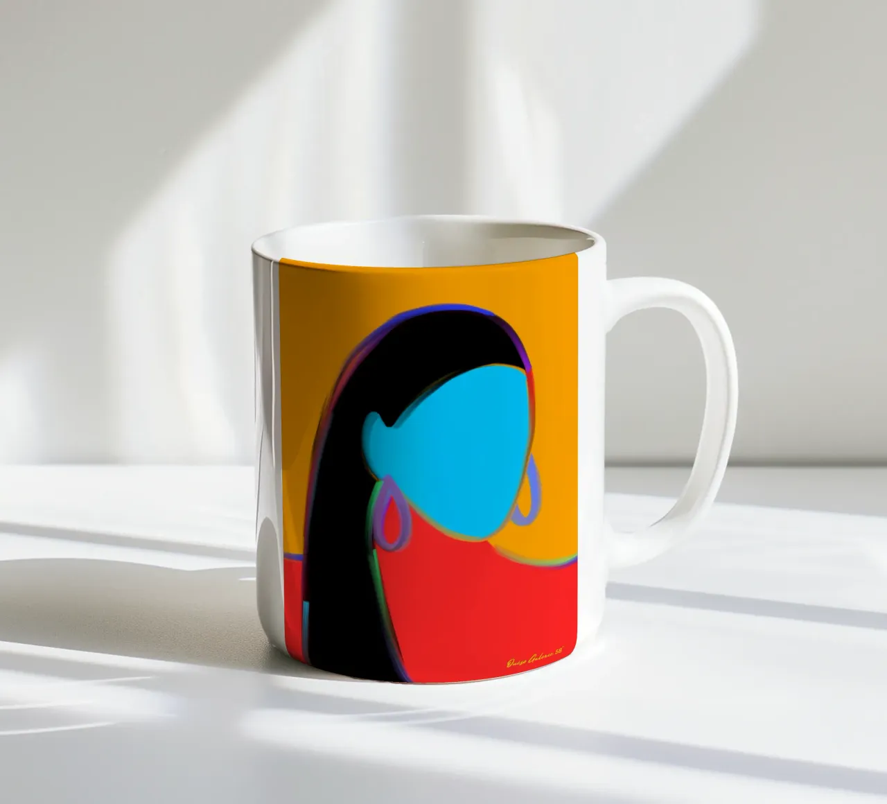 Wistful Glow tazza in ceramica da Mike Leymi