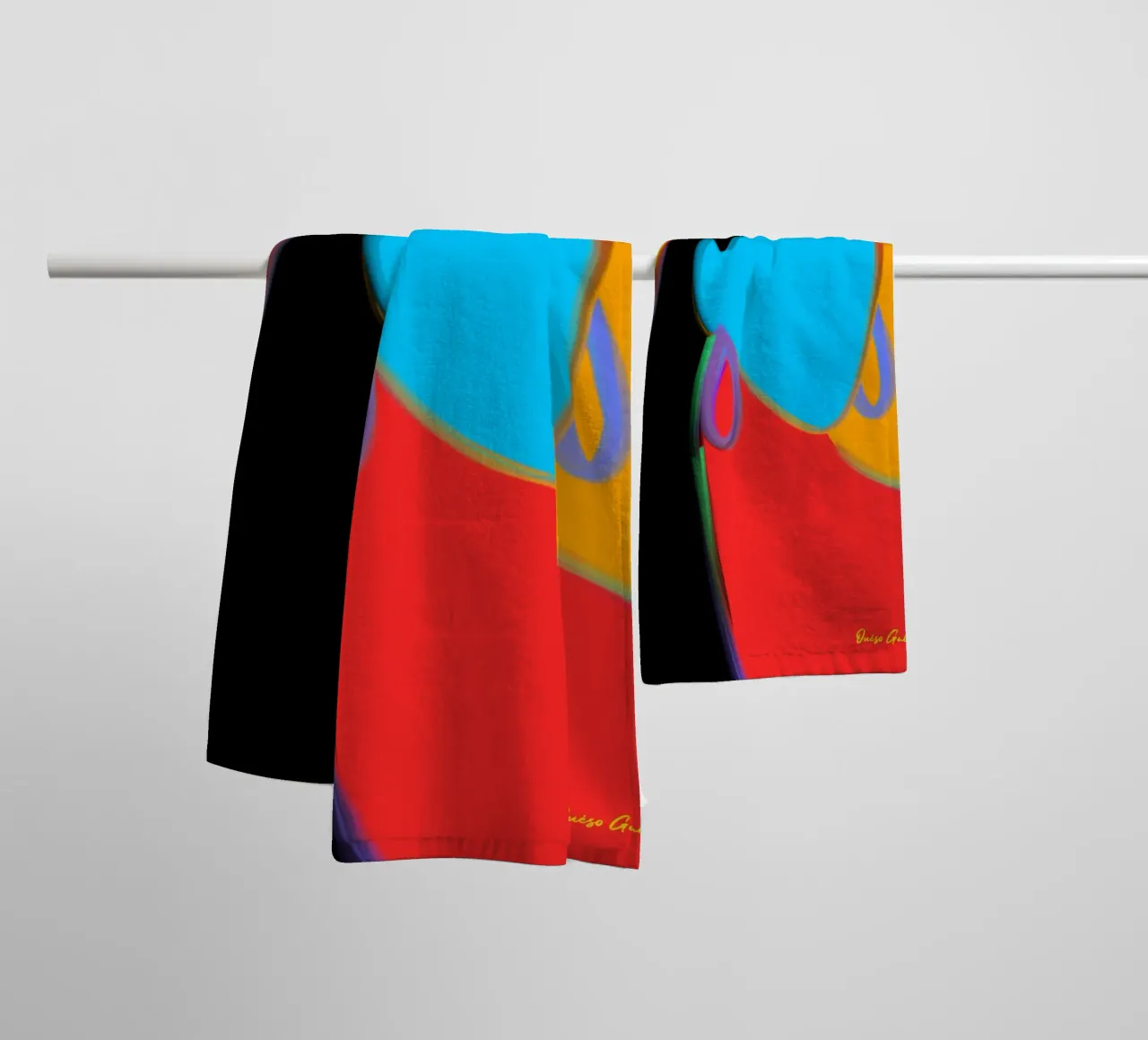 Wistful Glow towel by Mike Leymi