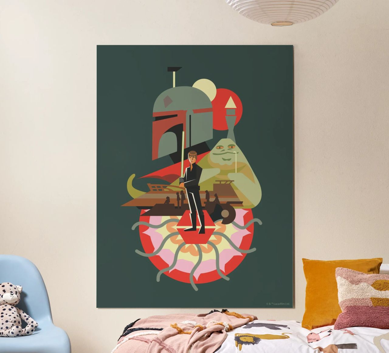 Jabbas Fall poster by Star Wars