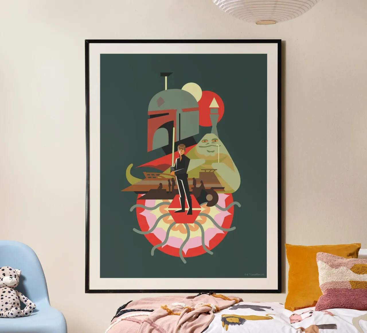 Jabbas Fall poster da Star Wars