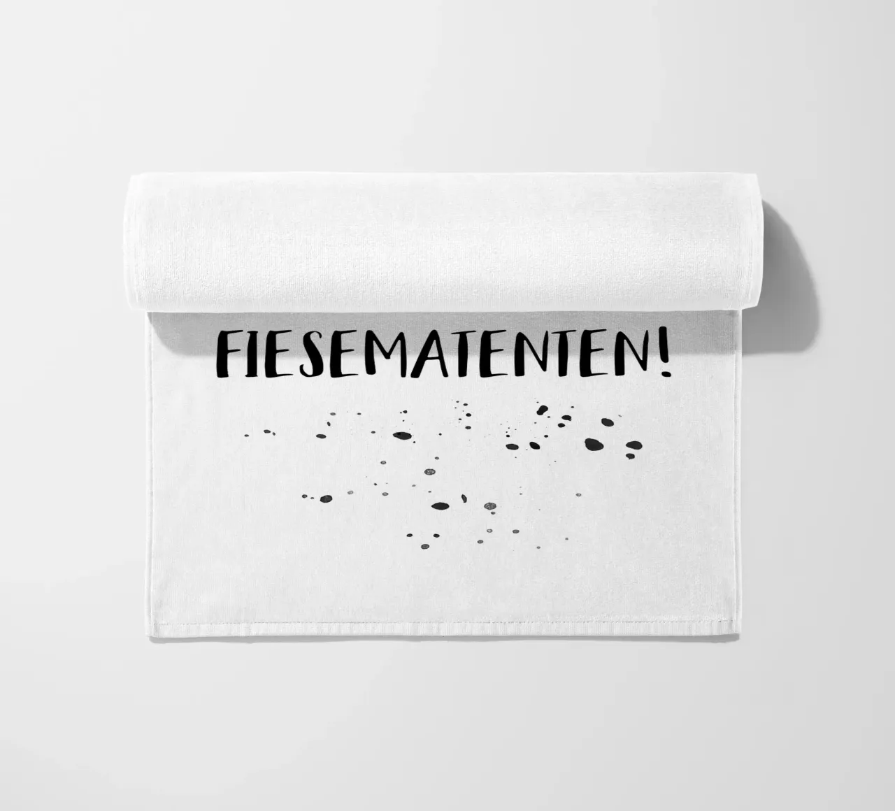 Berliner Schnauze MACH HIER KEENE FIESEMATENTEN telo mare da Melanie Viola