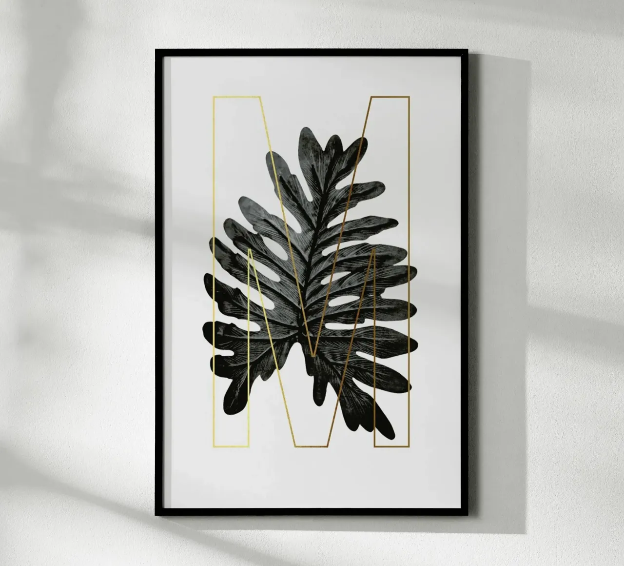 ABC Plants - M poster con telaio in alluminio da typealive