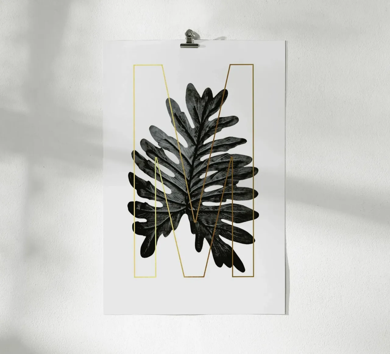 ABC Plants - M poster con telaio in alluminio da typealive