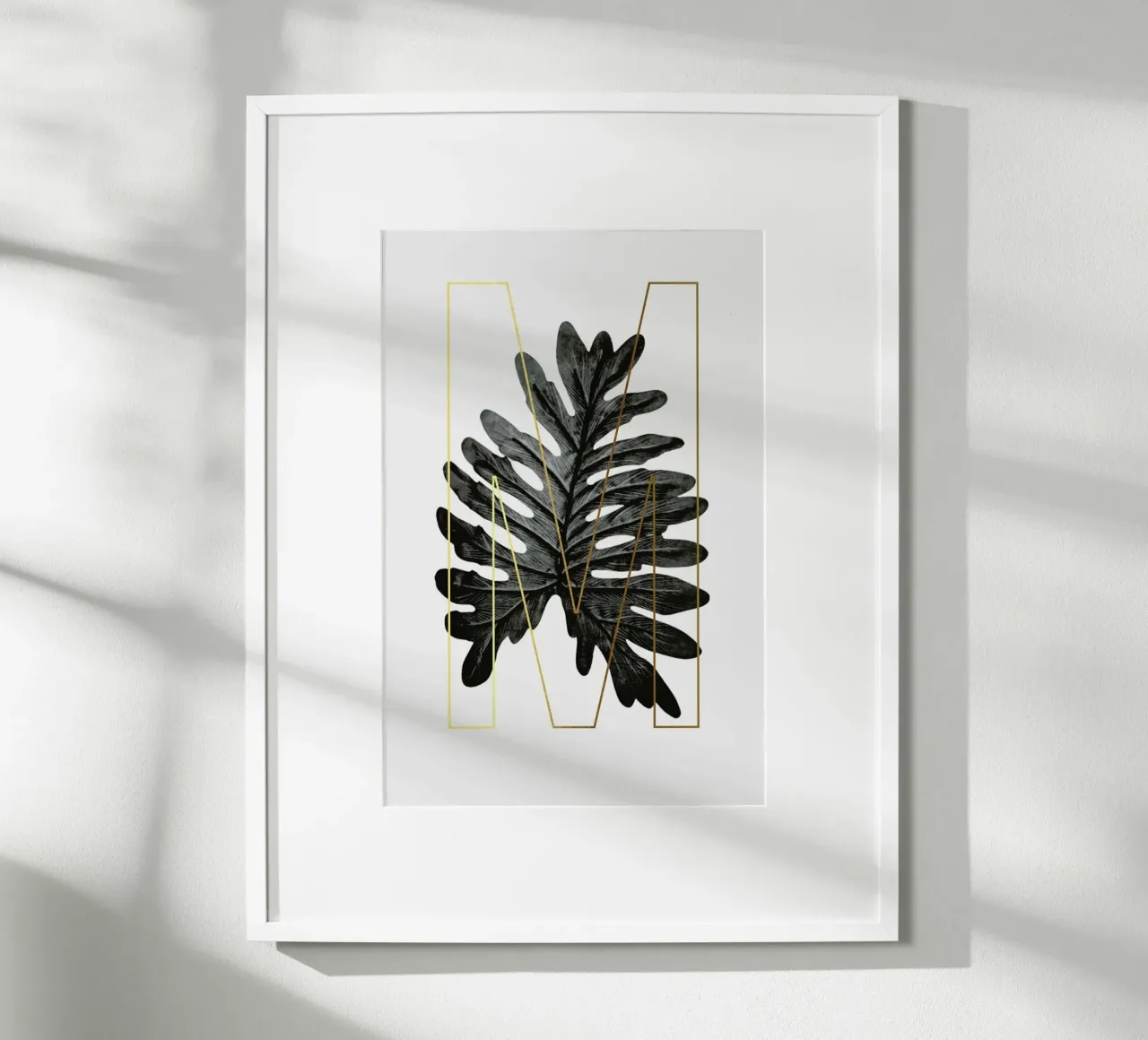 ABC Plants - M poster con telaio in alluminio da typealive