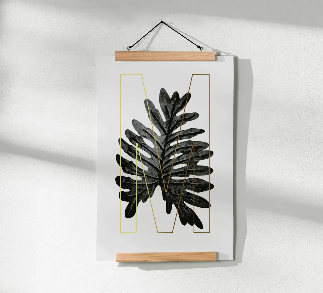 ABC Plants - M poster con telaio in alluminio da typealive