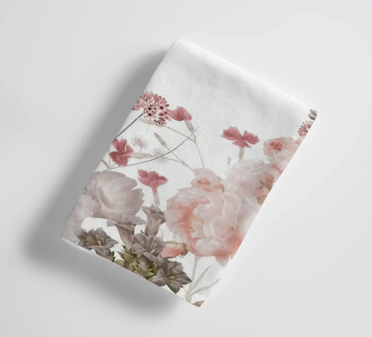 Serenata di petali: Una cornice di primavera vintage asciugamano da bagno da Flower Garden - Uta Naumann