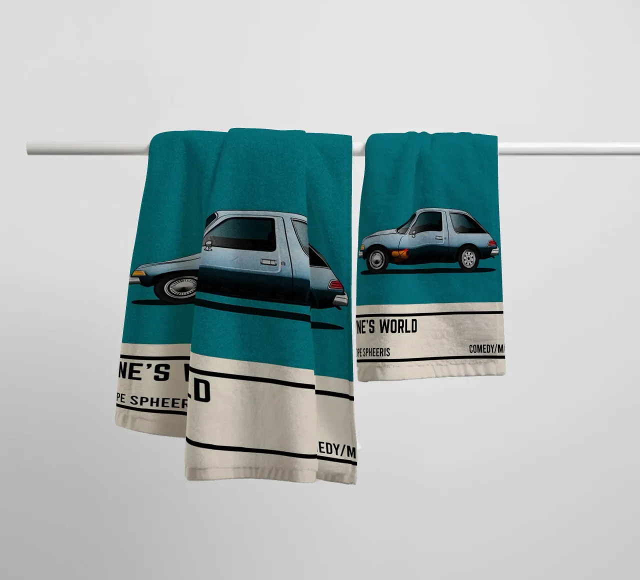 Wayne's world car asciugamano da bagno da TheArtstudio