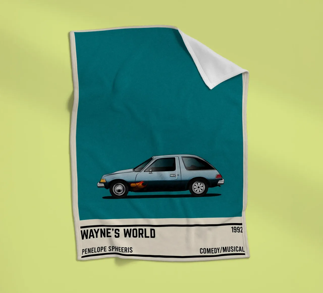 Wayne's world car coperta in pile da TheArtstudio