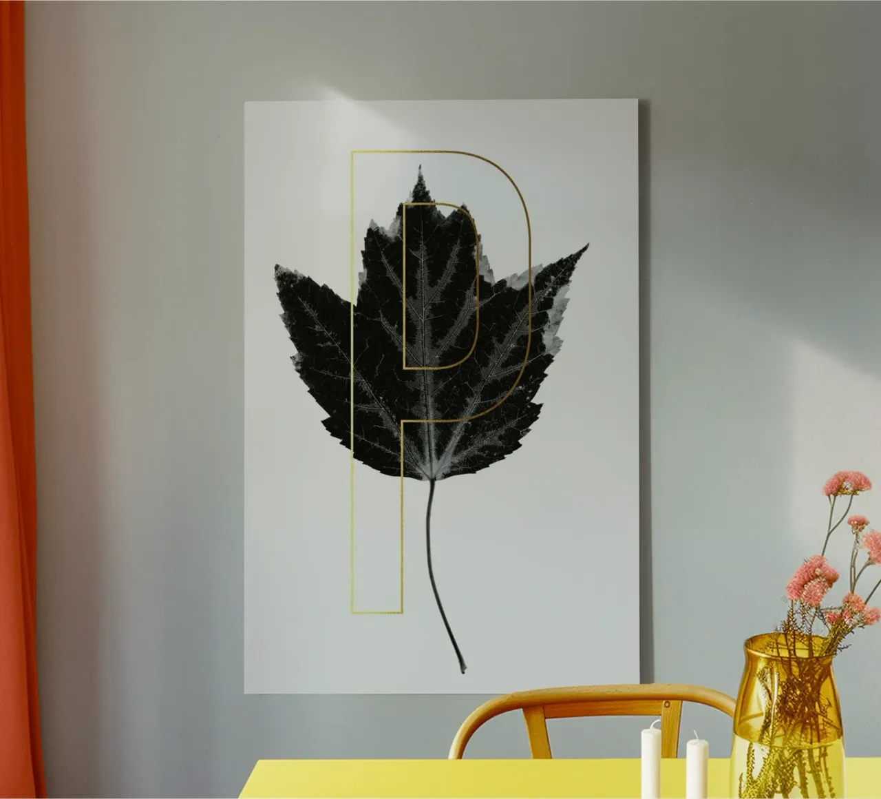 ABC Plants - P tela con Cornice a cassetta da typealive