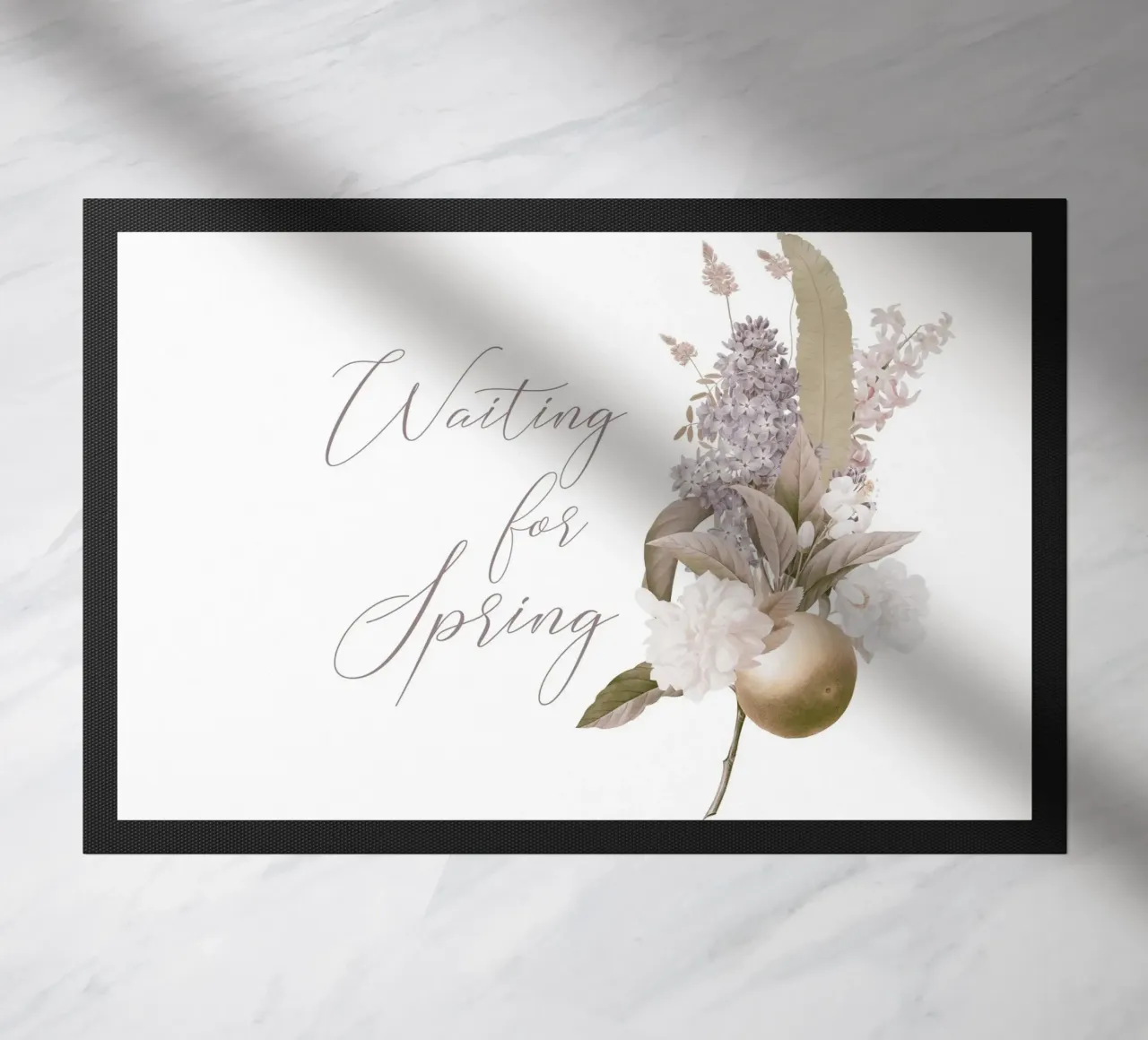 Aspettando la primavera: Una promessa in fiore zerbino da Flower Garden - Uta Naumann